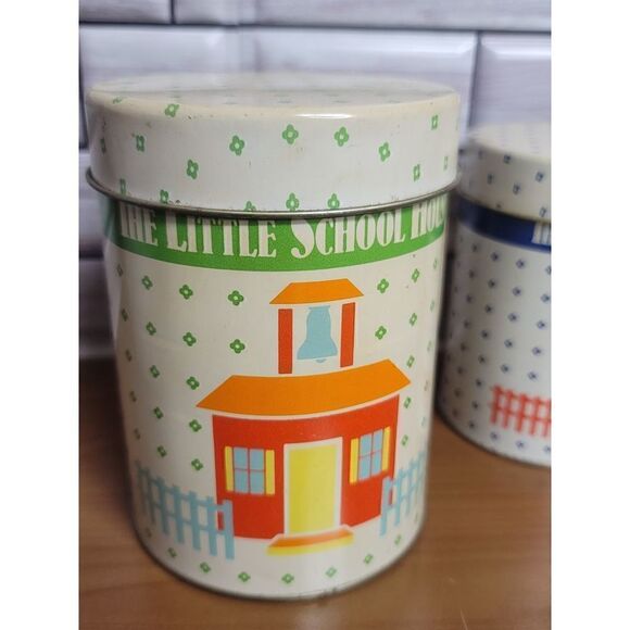 1970's Little School House Nesting Tins - Picture 3 of 10